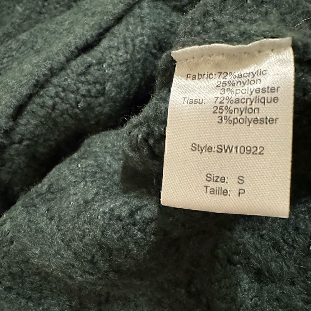 NWT Elan ‘Greer’ Cropped Turtleneck Sweater Size S - Picture 4 of 5